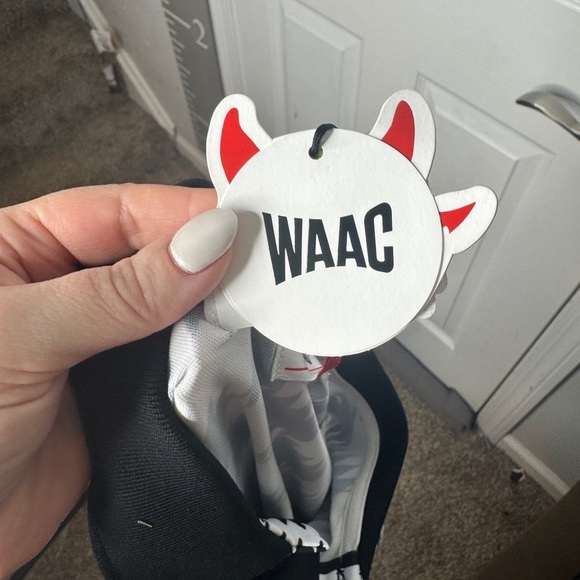 WAAC NWT Men’s Black White Checkered Golf Polo Size 1/L - Picture 7 of 8